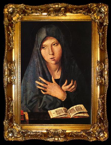 framed  Antonello da Messina Virgin of the Annunciation fvv, ta009-2